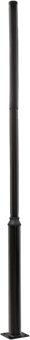 Geteilter Straßenlaternenmast